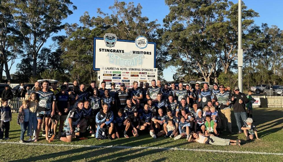 Round 12 of the Hastings League season marked the Laurieton Hotel Stingrays' inaugural Indigenous round. Picture, Laurieton Hotel Stingrays Facebook 
