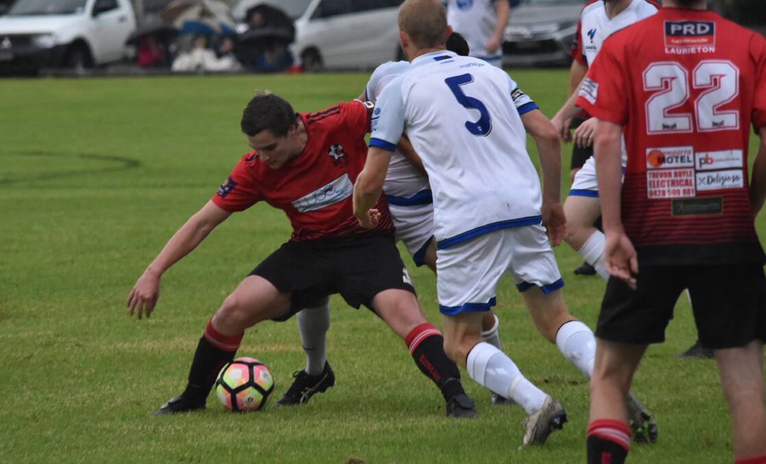 Riley Papas in action for Camden Haven against Northern Storm in 2020. Picture supplied by Riley Papas
