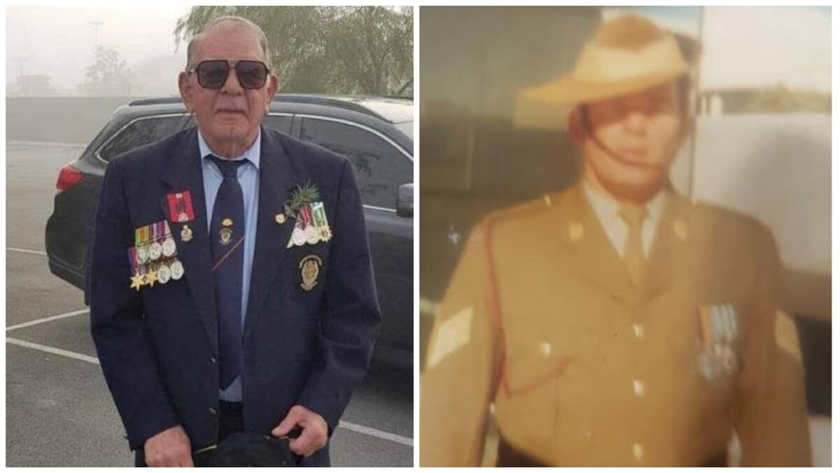 Grahame Dobson grew up in Laurieton and served in the Vietnam War when he was 19-years-old. He will return to Laurieton for the first time in years to march in the 2023 parade. Pictures supplied by Grahame Dobson. 