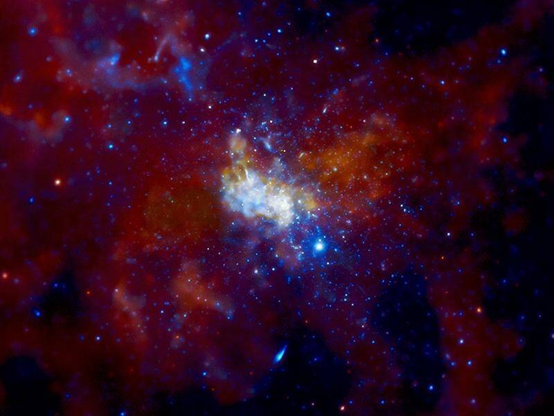 Sagittarius A* is located about 26,000 light-years from Earth. Could it, too, suddenly roar to life? (AP PHOTO)