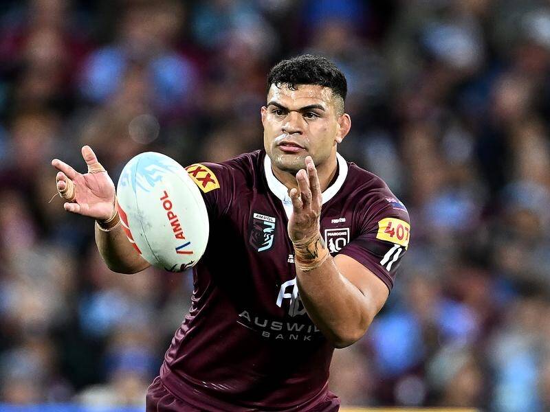 David Fifita has been backed to respond in style to his Maroons axing. (Dave Hunt/AAP PHOTOS)